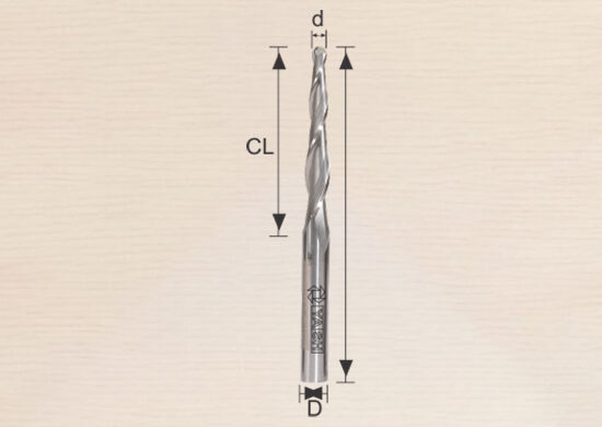 Long Length Carving Bit with Spiral-Yash Tooling System