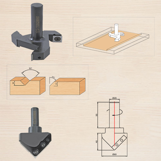 Replaceable Facing Tools Replaceable VGroove Router Featured